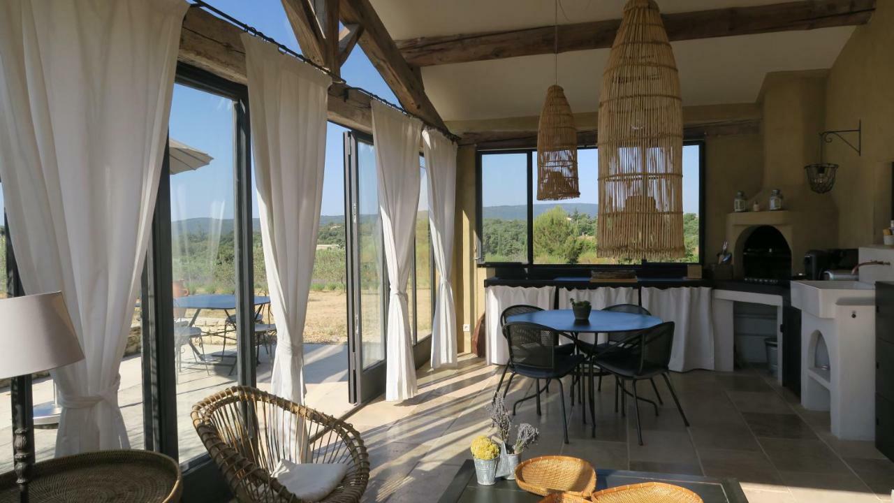 Le Clos D'Estellan - Piscine Chauffee Бонньё Экстерьер фото